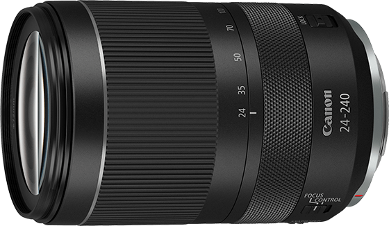 防抖功能强大的高倍变焦镜头RF24-240mm F4-6.3 IS USM。